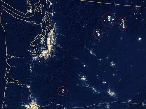 NASA chụp được hình ảnh về vụ cháy rừng lớn ở Mỹ