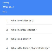 Năm 2015, câu hỏi được Google nhiều nhất là 