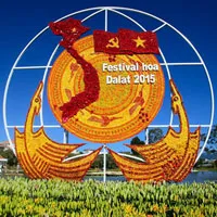 Rực rỡ sắc màu ở lễ hội hoa Đà Lạt 2015
