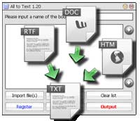 Chuyển tất cả sang TXT bằng “All to Text”