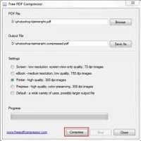 Giảm dung lượng file PDF với “Free PDF Compressor”