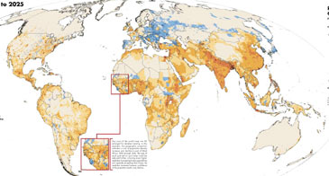Năm 2025, dân số loài người thay đổi như thế nào?