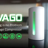 Vago - Máy hút chân không nhỏ gọn, giúp tiết kiệm không gian hành lý