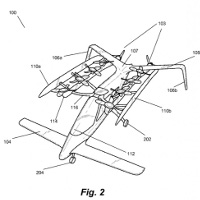 Ngắm bản vẽ chiếc xe bay có thể gấp gọn của đồng sáng lập Google