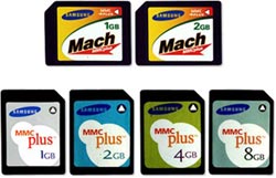 Samsung giới thiệu thẻ nhớ MMC 8GB