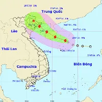 Áp thấp nhiệt đới mạnh thành bão số 1, áp sát đất liền Việt Nam