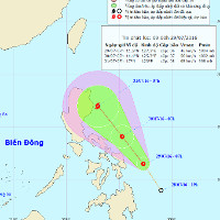 Khả năng xuất hiện Bão số 2 vào Biển Đông