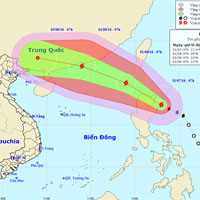 Bão Nida tăng cấp nhanh chóng trước khi vào Biển Đông