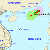 Cơn bão số 6 Aere suy yếu dần