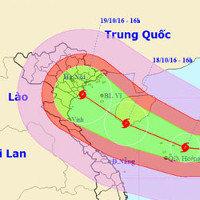 Bão Sarika sẽ đổ bộ vào Việt Nam