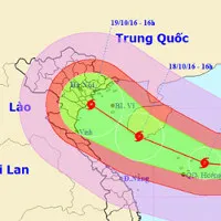 Bão Sarika sẽ đổ bộ vào Việt Nam