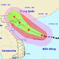 Bão Sarika tăng tốc, tiến thẳng vào Nam Định, Quảng Ninh