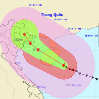 Cơn bão số 7: Tâm bão gió giật cấp 16, mưa to trên diện rộng