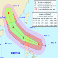 Siêu bão Haima giật trên cấp 17, di chuyển thần tốc vào Biển Đông