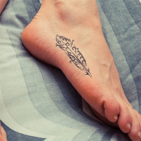 Hình xăm dán kéo dài 2 tuần nhưng sắc nét như thật