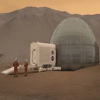 NASA tiết lộ ý tưởng xây nhà băng trên sao Hỏa