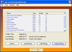 Nhắc nhở ngày sinh nhật bằng “Birthday Reminder”