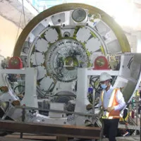 Cận cảnh Robot TBM "khủng" khoan hầm tuyến Metro TP.HCM