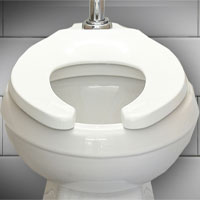 Tại sao bệ ngồi bồn cầu trong các toilet công cộng lại có hình chữ U?