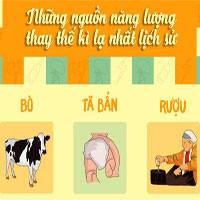 Những nguồn năng lượng thay thế kỳ quái nhất lịch sử loài người