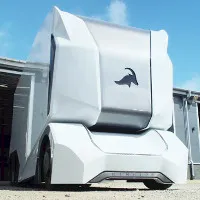 Xe tải đầu kéo được trang bị công nghệ tự động lái, không có chỗ cho con người