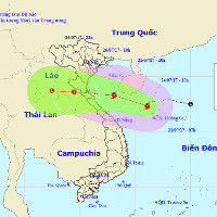 Bão Sonca giật cấp 10 hướng vào Thanh Hóa - Quảng Bình