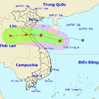 Đứng im suốt 24 giờ, bão số 4 chuẩn bị tăng tốc
