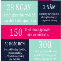 Những con số bạn cần nhớ nếu không muốn đến bệnh viện