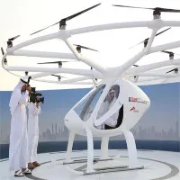 Taxi bay đầu tiên trên thế giới ở Dubai