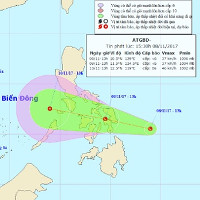 Bão vừa tan, áp thấp nhiệt đới lại sắp vào Biển Đông