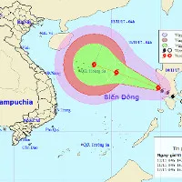 Áp thấp nhiệt đới mạnh lên thành bão Haikui