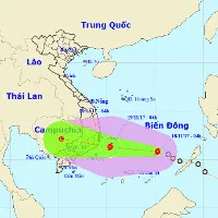Áp thấp nhiệt đới mạnh lên thành bão số 14, ảnh hướng đến Nam Trung Bộ