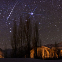 Đang có mưa sao băng Geminids lớn nhất trong năm 2017