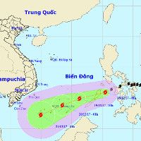 Trưa nay, cơn bão Kai-Tak sẽ đổ bộ vào biển Đông