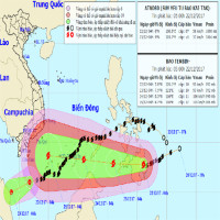 Bão Tembin giật cấp 13, miền Bắc ấm lên