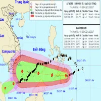 Bão Tembin giật cấp 13, miền Bắc ấm lên