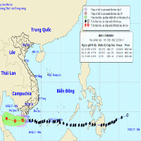 Bão Tembin suy yếu thành áp thấp nhiệt đới
