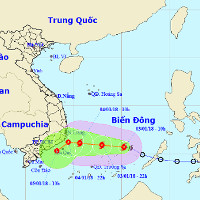 Áp thấp nhiệt đới mạnh thành bão số 1 ( bão Bolaven), hướng Nam Trung Bộ