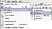 Dịch nhanh văn bản bằng Microsoft Word 2003