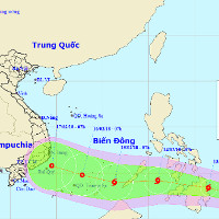 Bão số 2 giật cấp 10, tiến vào biển Đông những ngày sát Tết