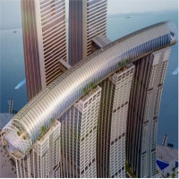 Thiết kế cầu giống nhà chọc trời nằm ngang ở Trung Quốc