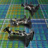 Robot bắt chước loài vật tự đi tiếp khi "bị thương"
