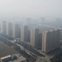 Bụi bao trùm thành phố Trung Quốc cứng hơn sắt thép