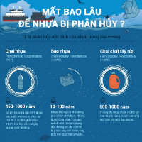 Mất bao lâu để rác thải nhựa có thể phân hủy?