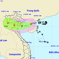 Bão số 4 tăng lên cấp 11, tiến vào vịnh Bắc Bộ