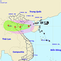 Đêm nay bão vào các tỉnh từ Thái Bình đến Thanh Hóa