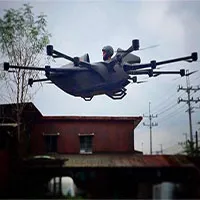 Nhà phát minh Philippines thử nghiệm xe bay lai drone