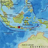 Động đất 6 độ gây sập nhà ở Indonesia, ít nhất ba người chết