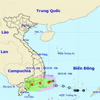 Bão Toraji suy yếu thành áp thấp nhiệt đới