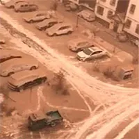 "Tuyết vàng" phủ kín nhiều thành phố ở Trung Quốc